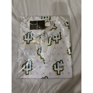 Yatta Golf Women’s Polo People’s Polo White Cactus S NWT